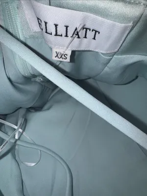 NEW ELLIATT Marcella Strapless Sea Green Gown Sz XXS thumbnail 7