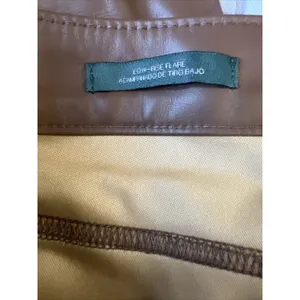 Wild Fable Low-Rise Faux Leather Flare Pants -Brown Women's 16 thumbnail 5