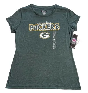 New!! Green Bay Packers NFL Team Apparel Womens Sleepwear T Shirt‎ Size Large thumbnail 1