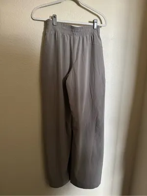 Lululemon Swift Mid-Rise Wide Leg Pants Sz 4 Warm Ash Grey thumbnail 10