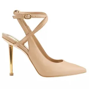 NEW GUESS Women's Staton Dress Pumps TAN, FAUX LEATHER thumbnail 3