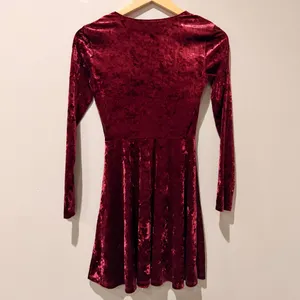 Forever 21 Crushed Velvet Wrap Dress Holiday Christmas Valentines Date Night Feminine Y2K thumbnail 7