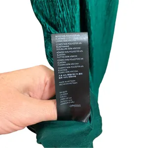 Anthropologie Maeve Twist-Back Velvet Holly Green Sleeveless Midi Dress thumbnail 7