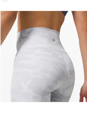 Lululemon Wunder Under High-Rise Tight in Luxtreme Camo White‎ size 6 thumbnail 2