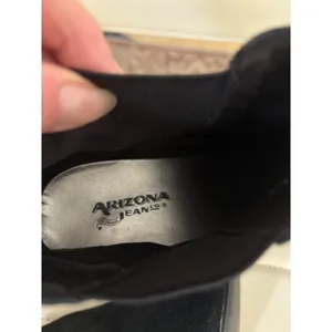 Arizona Jean Co Womens Black Suede Ankle Boots Block Heel Chelsea Booties 19138‎ thumbnail 6