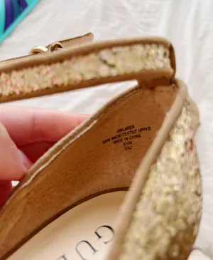 Guess Gold Heels thumbnail 3