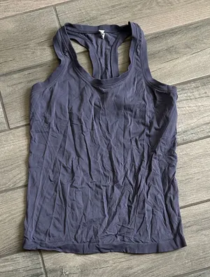 Elegant Women's gray active Tank Top thumbnail 1