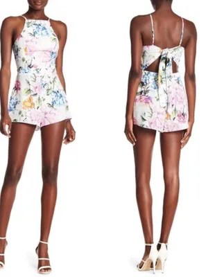 Show Me Your Mumu Afton Tie Back Floral Romper thumbnail 2
