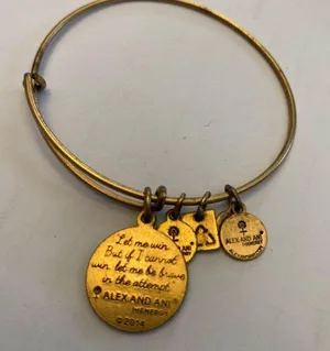 Power of Unity Special Olympics Gold Charm Adjustable Bracelet thumbnail 4