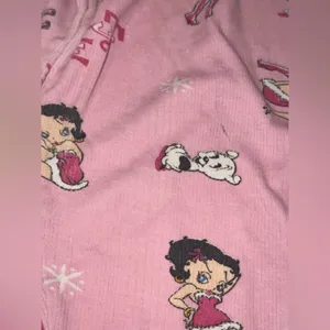 90’s Pink Betty Boop loungewear pants XL thumbnail 3