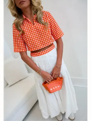 Coco Lilly’s Orange Gingham Set thumbnail 3