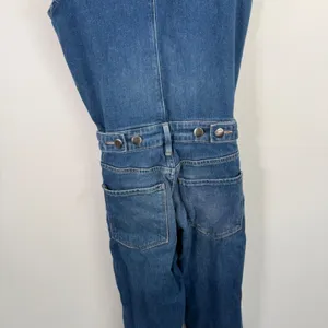 FRAME Le Slender Jumpsuit Leeson Denim Slim Fit Western Americana READ Womens XS thumbnail 4