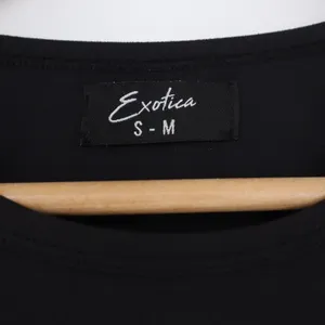 Exotica Dress Womens S/M Side-Cinch Ruched Sleeveless Black Knit Casual thumbnail 3