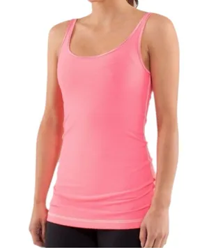 Lululemon Women’s Size 6 Wee Stripe Dine Flash Pink Daily Racerback Tank Top thumbnail 1