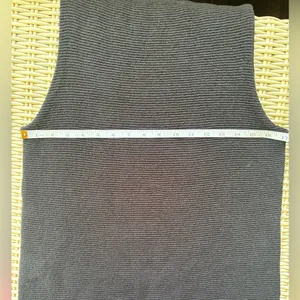 Free People Black Funnel Neck Sleeveless Sweater‎ Tunic XS chic minimalist thumbnail 5