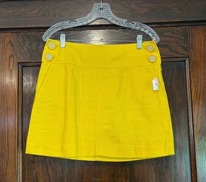 Banana Republic Yellow Skirt thumbnail 1