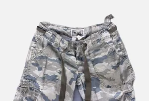 Stylish Camouflage Cropped Pants Gray Size undefined thumbnail 1
