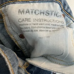 J. Crew Y2K Jeans Women's 27 Blue Denim Matchstick Stretch Mid/low Rise Straight thumbnail 4