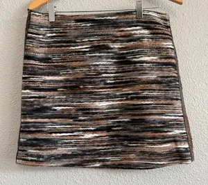 Sabine Textured Mini Skirt with Sequins Size‎ Large NWT thumbnail 1