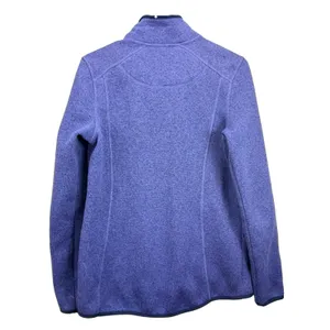 LL Bean Blue Sweater Fleece Full Zip Jacket Pockets Small Women Outdoor Classic thumbnail 6