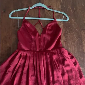 NBD REVOLVE - Silk Red Dress thumbnail 3