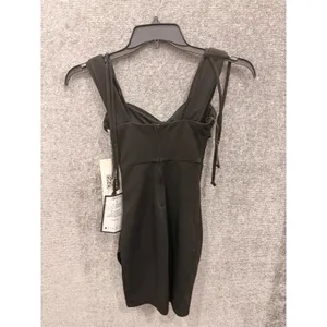 Emerald Sundae Womens Dress XXS Black Bodycon Bow Detail Tie Strap JST3405 thumbnail 6