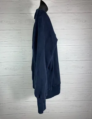 Vintage Champion Reverse Weave Sweatshirt Crewneck Large Blue Embroidered Women thumbnail 5