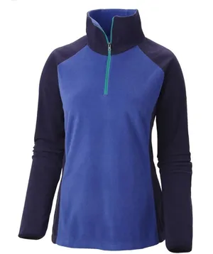 Columbia -827 Glacial Fleece III 1/2 Zip Top Light Grape‎ Blue Purple - Womens M thumbnail 1