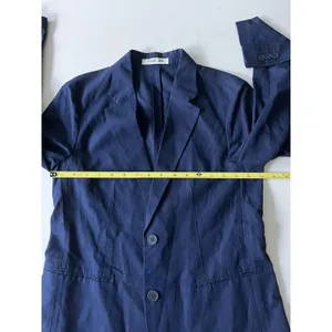 Uniqlo x Comptoir des Cotonniers Navy Linen Blend Blazer Jacket XS thumbnail 6