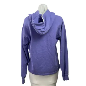 Madhappy Womens Purple Logo Long Sleeve Knit Hoodie Hooded Sweatshirt Top Size S thumbnail 3