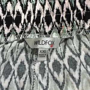 NEW Wildfox Lightweight Pull-On Shorts Aztec Print Women’s 2XL XXL thumbnail 5