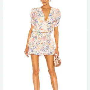 Amanda Uprichard Nala Tiered Mini Dress Womens L Florence Floral Print Coquette thumbnail 2