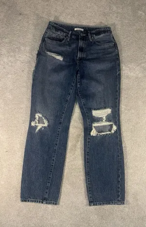 good american good vintage jeans 4/27 Distressed‎ EUC thumbnail 1