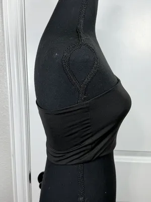 superdown Women's Black One-Shoulder Cropped Tank Top thumbnail 4