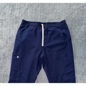 Figs Jogger Women Zamora Navy Blue‎ Taper Technical Scrub Size Medium Short thumbnail 2