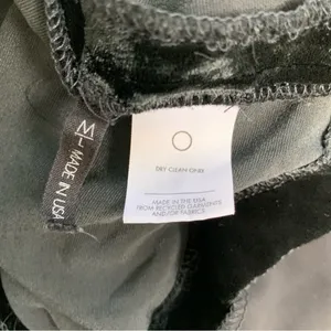Reformation Velvet Romper in Black M thumbnail 8