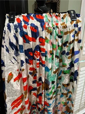 Anthropologie Marie Oliver Abstract Brushstroke Maxi Skirt – Multicolor – Size Small thumbnail 4
