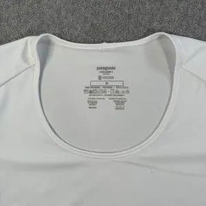 Patagonia Capilene Silkweight Baselayer T-Shirt Women's Medium White thumbnail 4