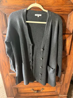 Madewell V-Neck Cardigan Button Front thumbnail 2