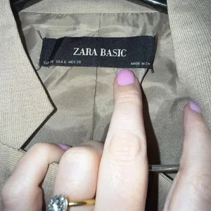 Zara tan basic blazer thumbnail 3