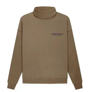 ESSENTIALS Fear Of God Women's Harvest Mock Neck Sweatshirt xxs brown thumbnail 1