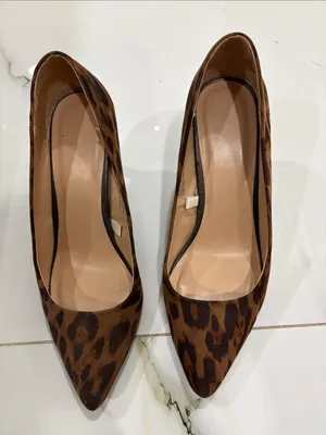 Target Leopard Print Pointed Toe Pumps - Brown & Black size 9 thumbnail 3