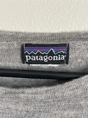 PATAGONIA | Heather Gray Wool Knit Dress Sz XL thumbnail 6