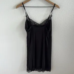 Victoria's Secret Black Lace Slip Nightie Chemise Small thumbnail 2