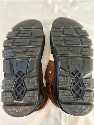 DR. MARTENS Zebzag Leather Sandal, Brown, Size 9, NWOT DISPLAY PAIR thumbnail 11