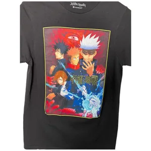 Crunchyroll Jujutsu Kaisen Key Visual Characters Unisex Tee Shirt Black S 34/36 thumbnail 4