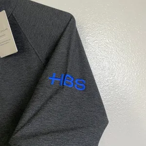 Peter Millar Perth Performance 1/4 Zip Womens M Gray Melange Raglan HBS Logo UPF thumbnail 5