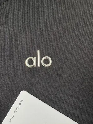 Alo Yoga Black Zip-Up Hoodie XL thumbnail 3