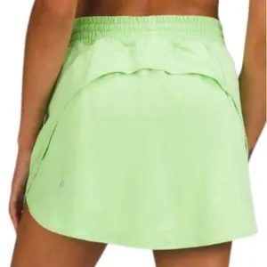 Lululemon Hotty Hot High-Rise Skirt Scream Green Light Size 4 skort thumbnail 2