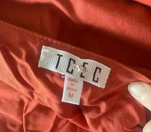 Orange One Shoulder Poplin Dress thumbnail 4